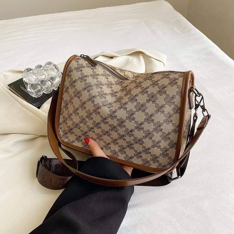 Unique shade imported crossbody shoulder bag