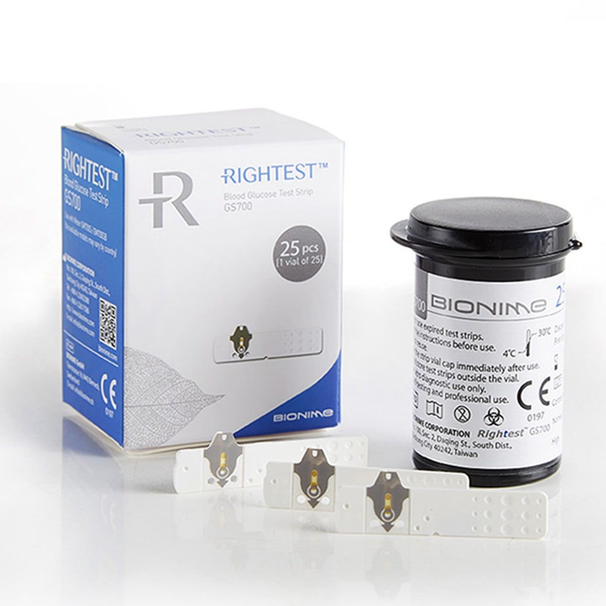 Rightest Bionime Blood Glucose GS-700 Strip 25's Pack