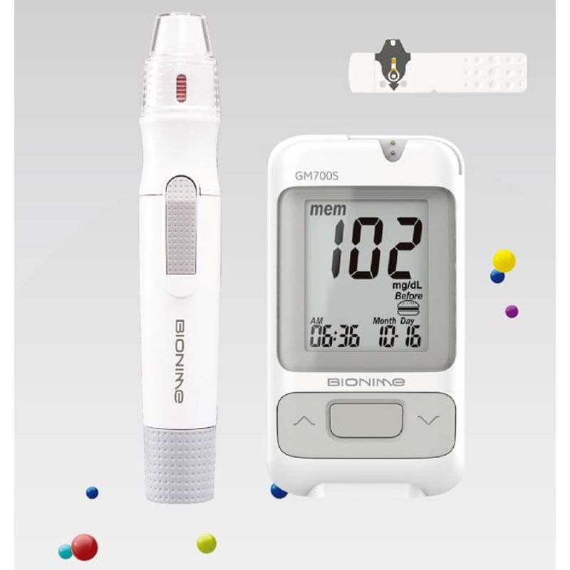 Bionime GM700S Glucose Meter (Switzerland Design) With 10 Test Strip |