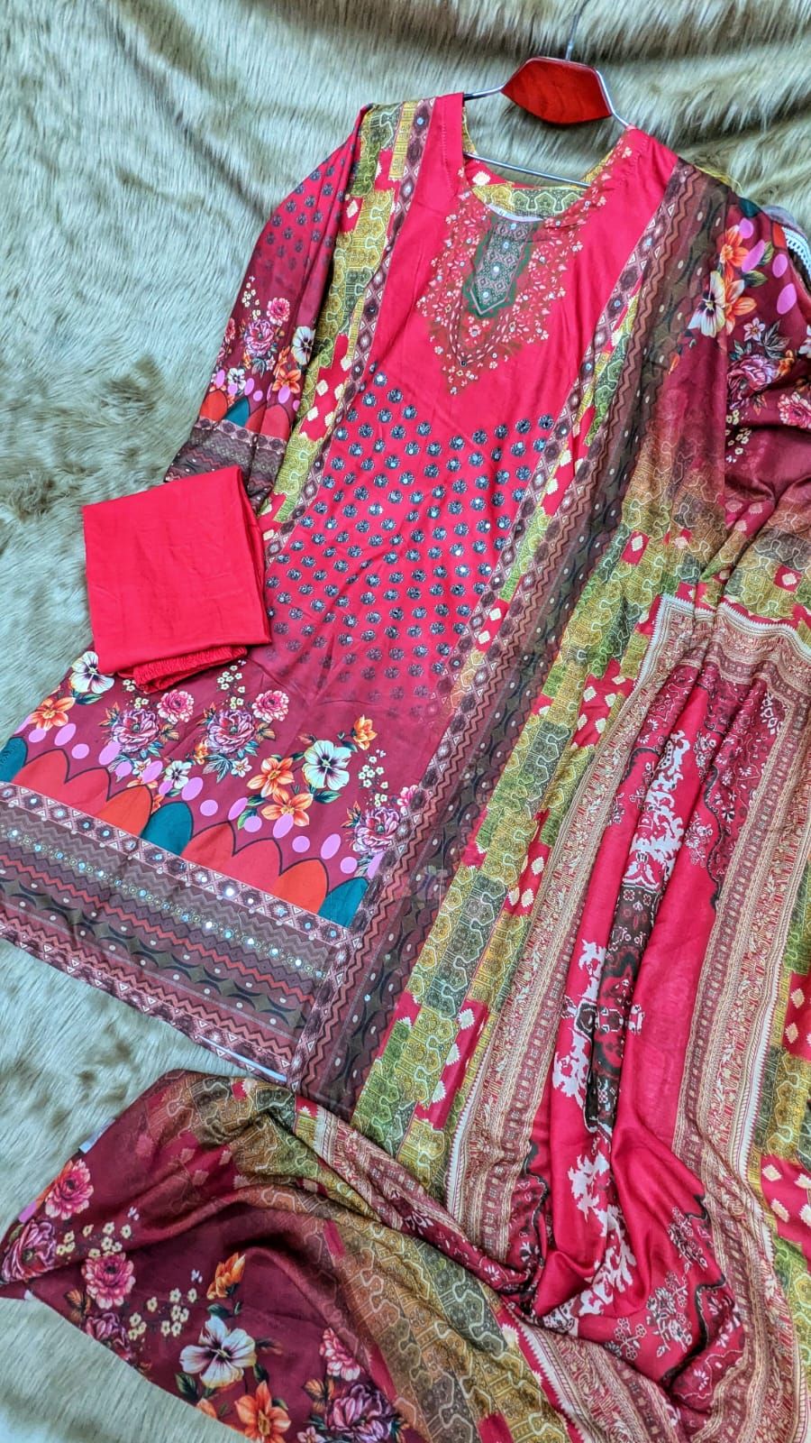 Digital Print Three Piece