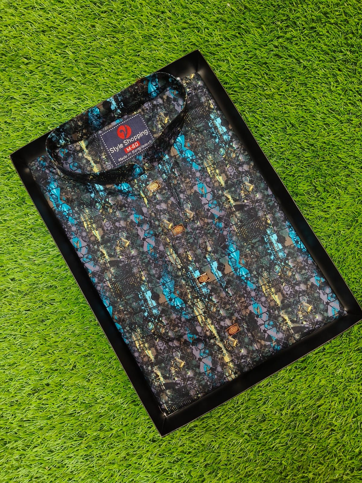 Premium 3D Digital Printed Panjabi B4