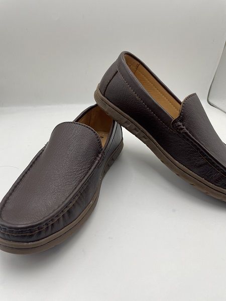 Men leather Loafer Chocolate