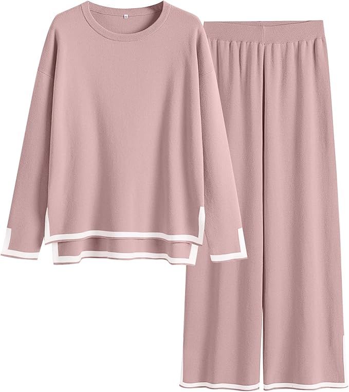 Long Sleeve Sweater Pants Set