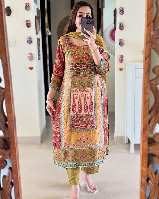 Digital Print Three Piece