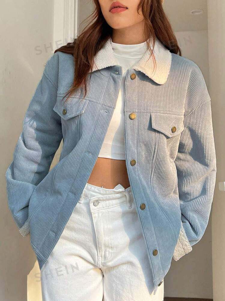 Long corduroy jacket