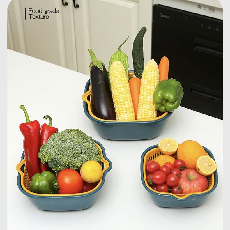 Bowl With Strainer - 8pcs