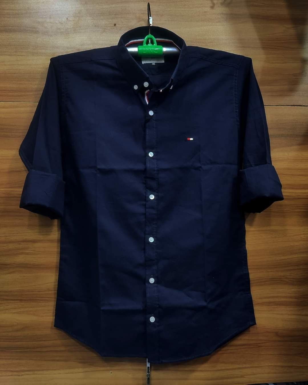 Men's Long Sleeve Solid Shirt - 02