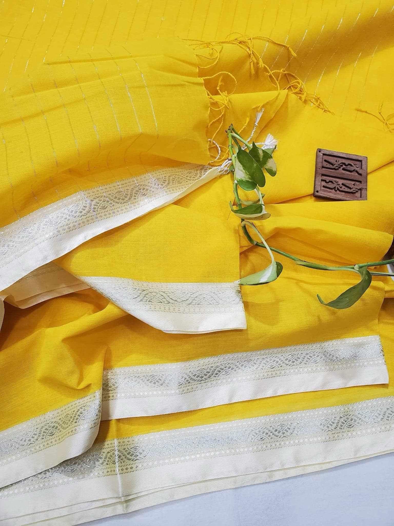 Pure Tangail cotton sari