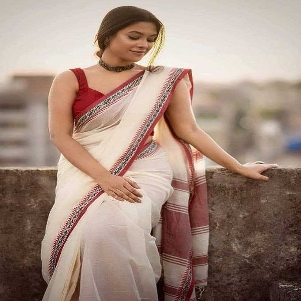 Pure Tangail cotton sari