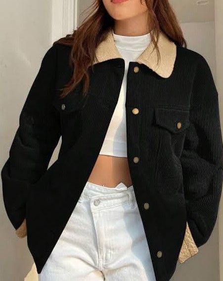 Unisex Long corduroy jacket