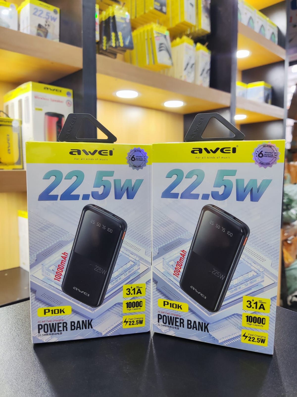 Awei P10K 3 in 1 Portable Power Bank 10000mAh