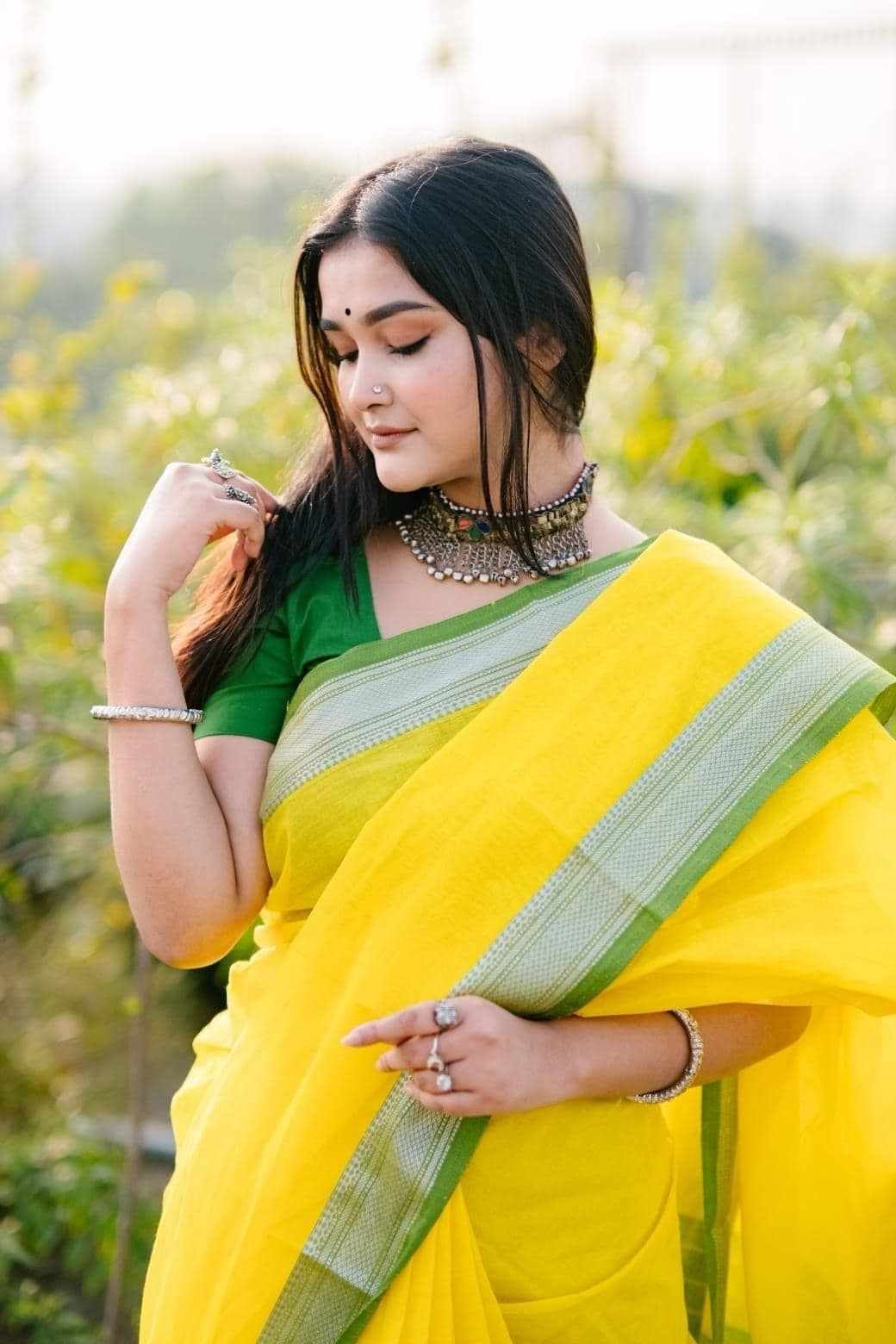 Pure Tangail cotton sari