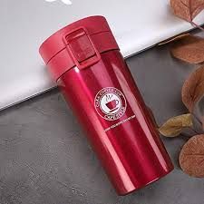 Double-Layer Food-Grade Stainless Steel Thermos Vacuum Insulation Coffee Cup/Mug-Red