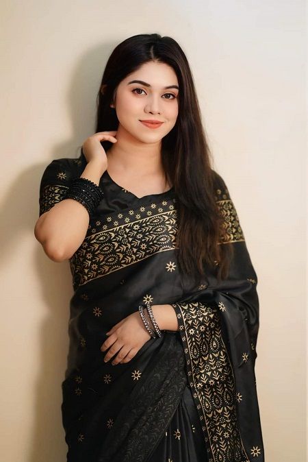 Japanize Silk Sharee with Blouse Piece