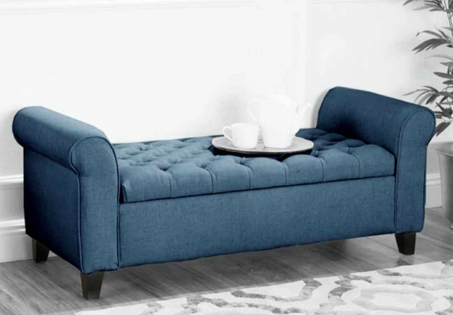 Storage ottoman/ two seater/ divan sofa