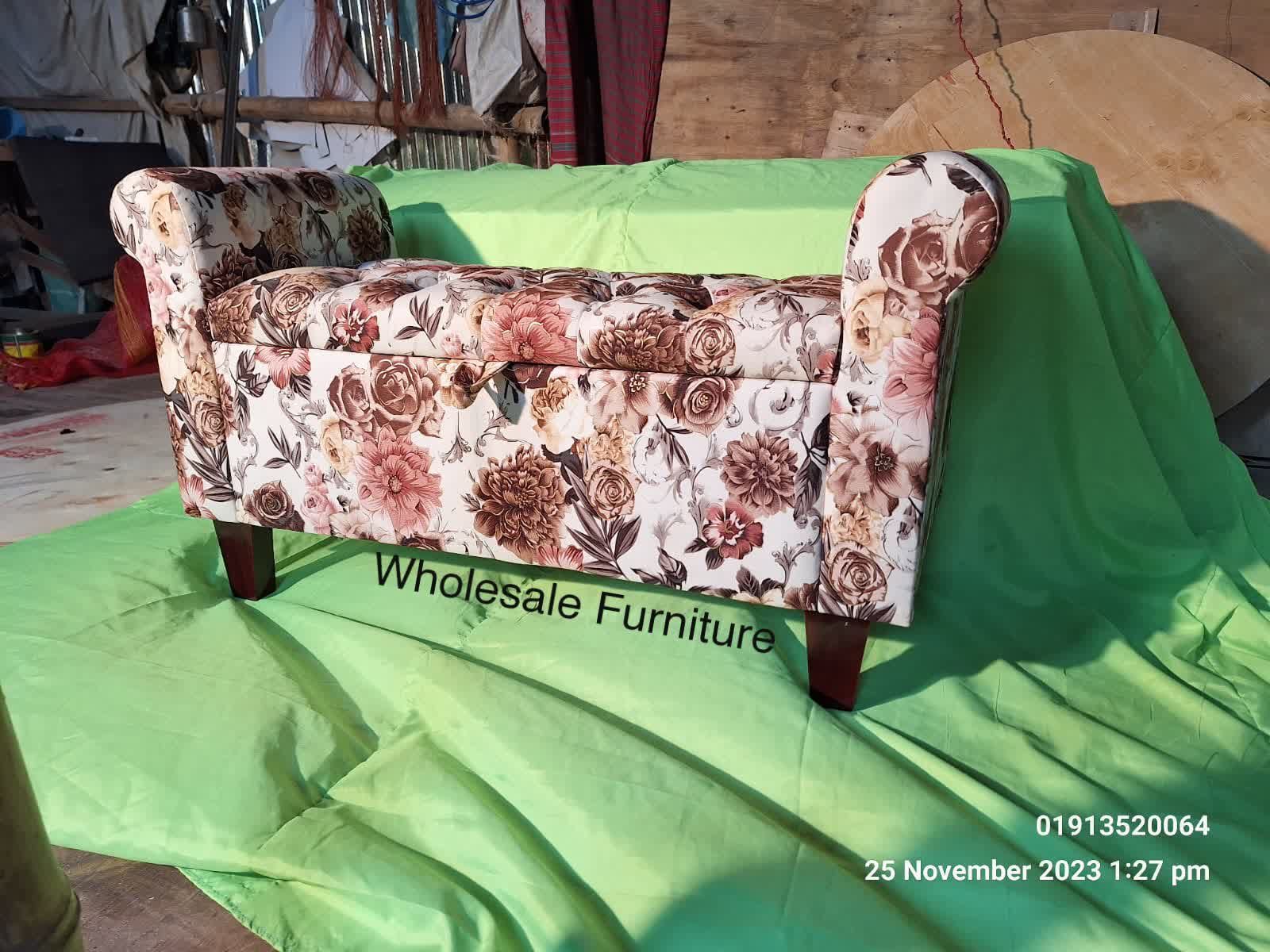 Ottoman Stool with Storage