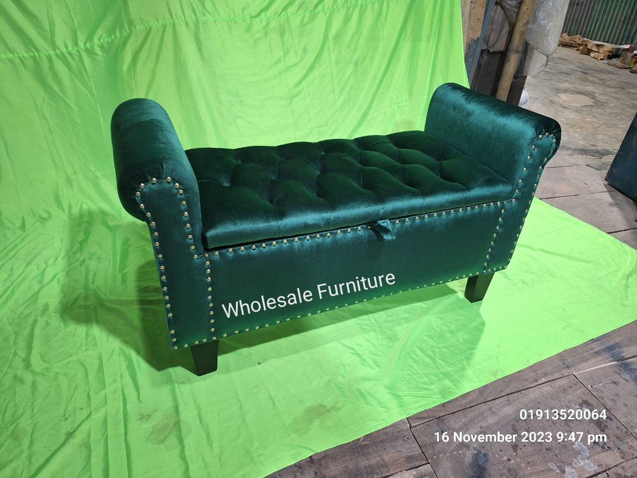 Ottoman Stool with Storage