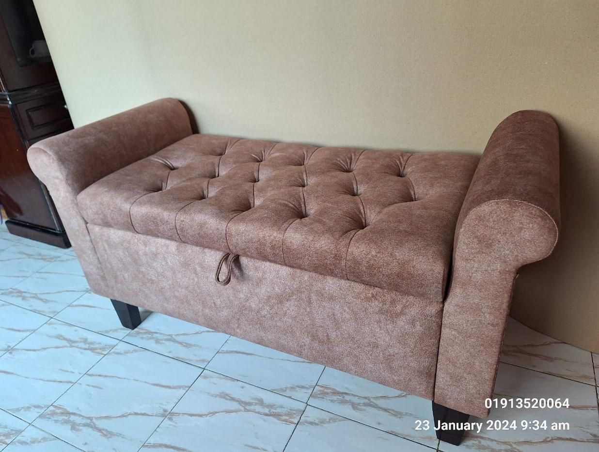 Ottoman Stool with Storage