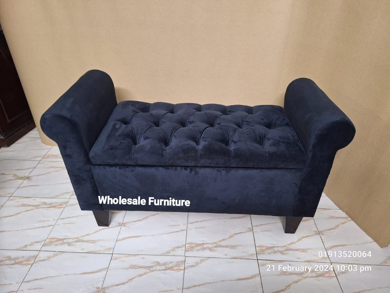 Ottoman Stool with Storage