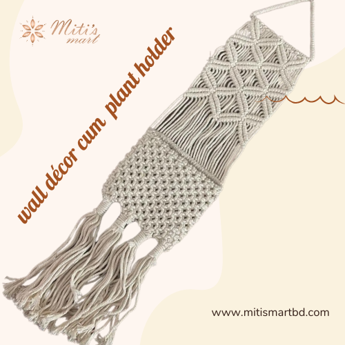 wall décor cum  plant holder