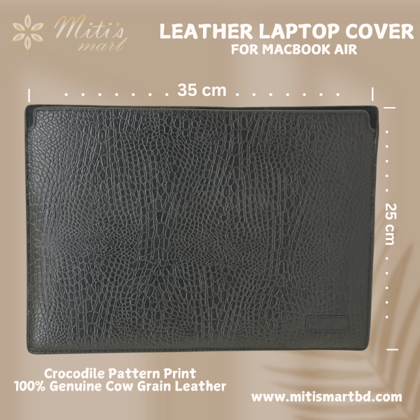 LEATHER LAPTOP COVER  (No Flap)