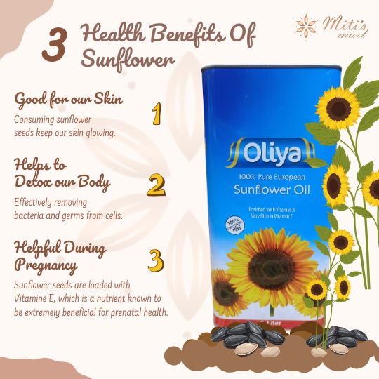5L Sunflower Oil ( Tin Jar )