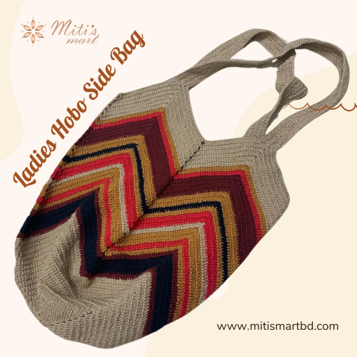 Eco-friendly Handmade Ladies Hobo Side Bag (Kushikata)