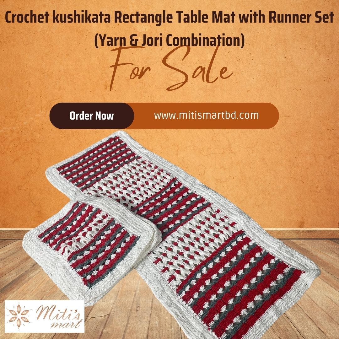 Crochet kushikata Table Mat