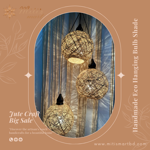 Handmade Eco Hanging Bulb Shade