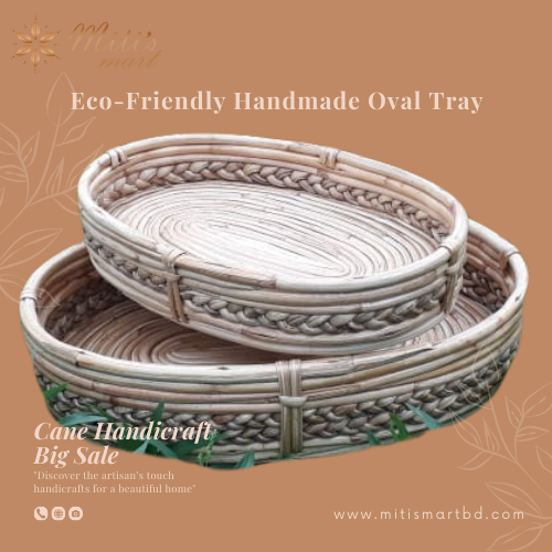 Eco-Friendly Handmade Oval Tray