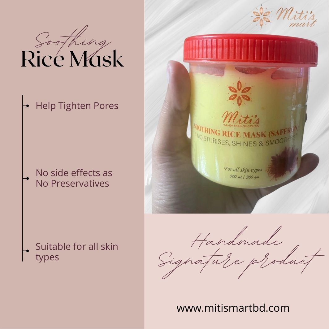 Soothing Rice Mask(Saffron)