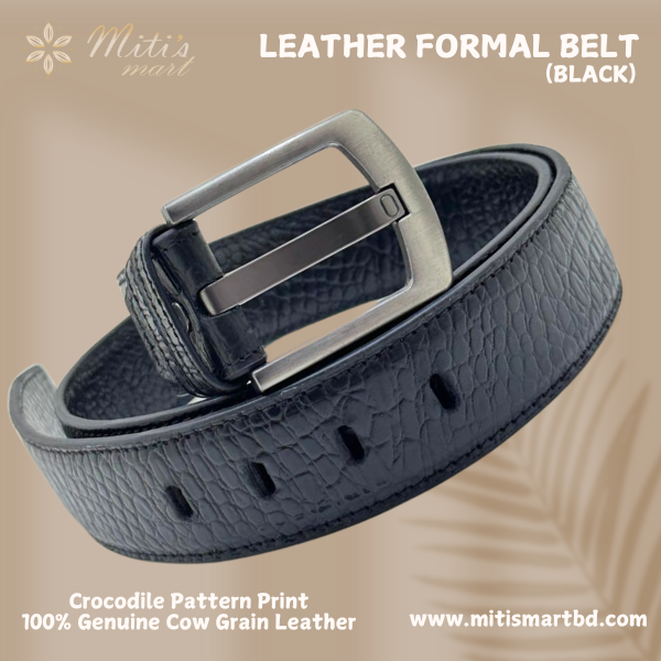 LEATHER FORMAL BELT