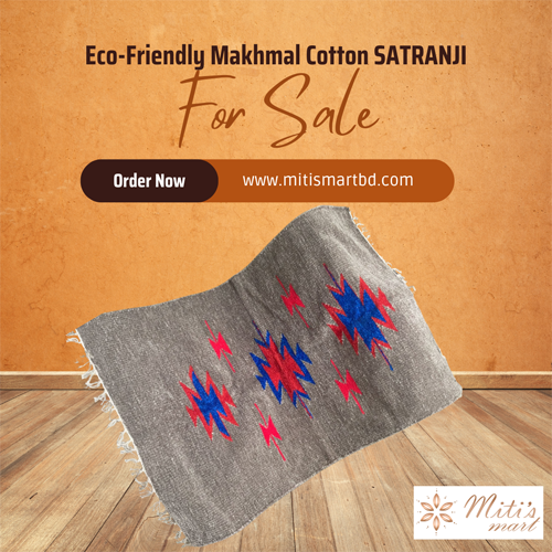 Eco-Friendly Makhmal Cotton SATRANJI
