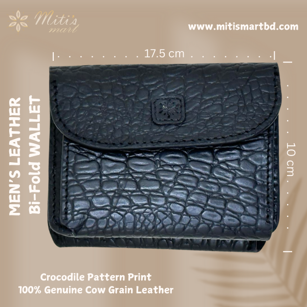 MEN’S LEATHER  Bi-Fold WALLET