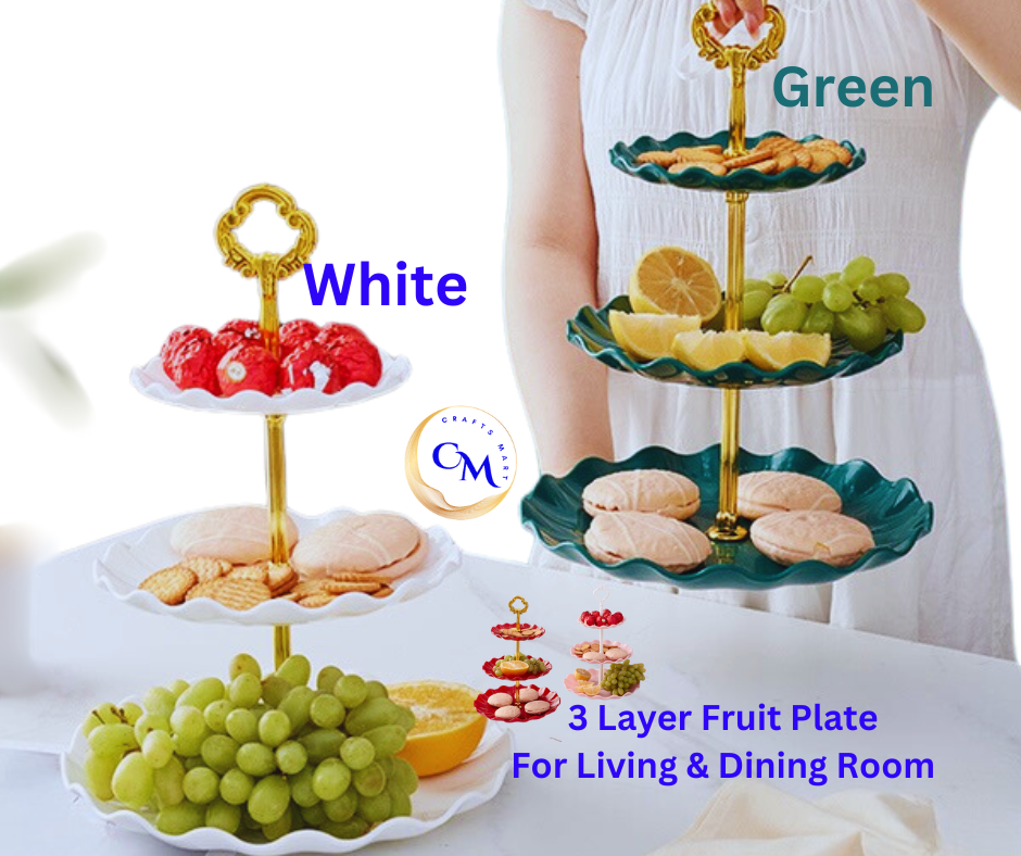 3 layer fruit Plate Premium
