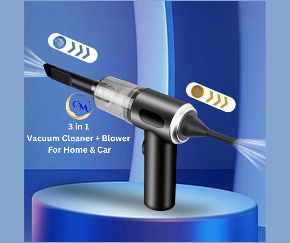 3-in-1 Vacuum Cleaner & Blower for Dust-Free Living