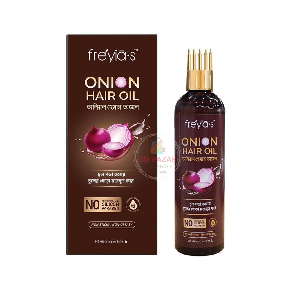 HAIR OIL FREYIAS ONION HAIR OIL 120ML