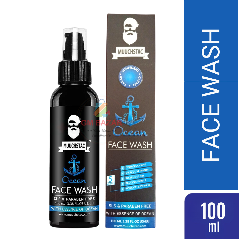 FACE WASH MUUCHSTAC OCEAN FACE WASH FOR MEN 100ML