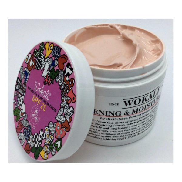 WHITENING CREAM WOKALI WHITENING & MOISTURE BB CREAM SPF 25 WKL254 115GM