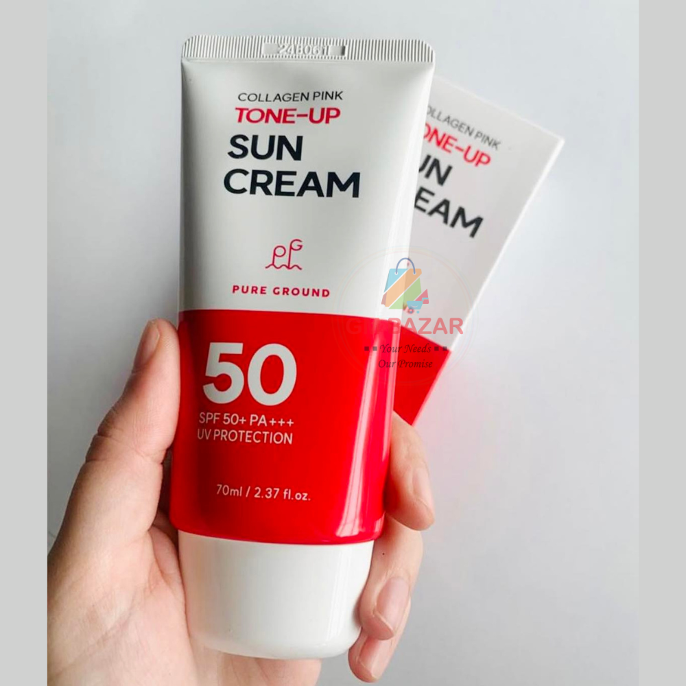 SUNSCREEN COLLAGEN PINK TONE-UP SUN CREAM SPF 50+ PA+++ 70ML