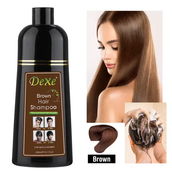 DEXE HAIR COLOR BROWN SHAMPOO 400ML