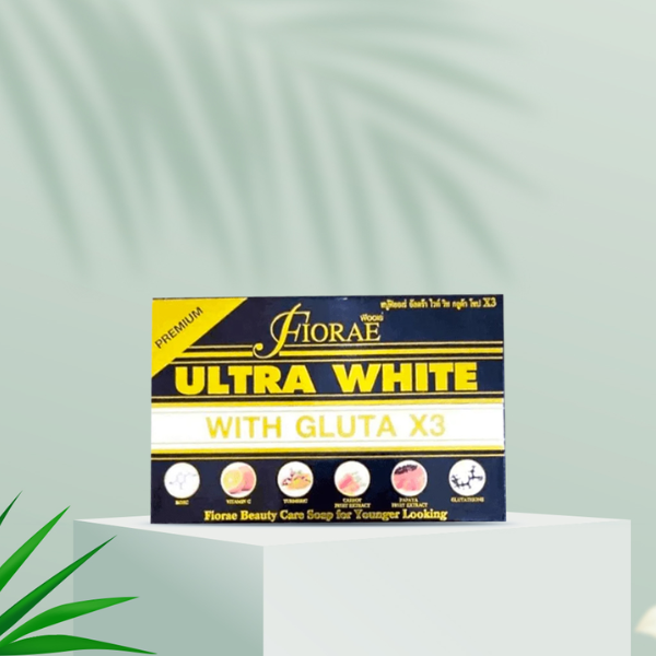 WHITENING SOAP FIORAE ULTRA WHITE GLUTA X3 SHAP 165GM