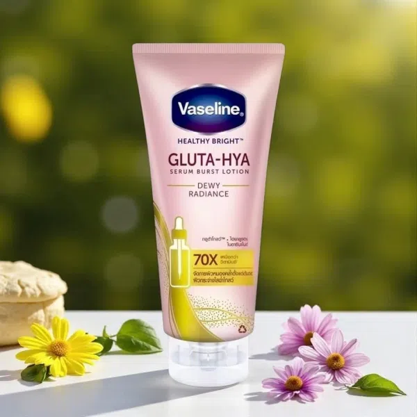 𝐕𝐚𝐬𝐞𝐥𝐢𝐧 𝐇𝐞𝐚𝐥𝐭𝐡𝐲 𝐁𝐫𝐢𝐠𝐡𝐭 𝐆𝐥𝐮𝐭𝐚 𝐇𝐲𝐚 𝐒𝐞𝐫𝐮𝐦 𝐁𝐮𝐫𝐬𝐭 𝐃𝐞𝐰𝐲 𝐑𝐚𝐝𝐢𝐚𝐧𝐜𝐞 𝐋𝐨𝐭𝐢𝐨𝐧  200ml