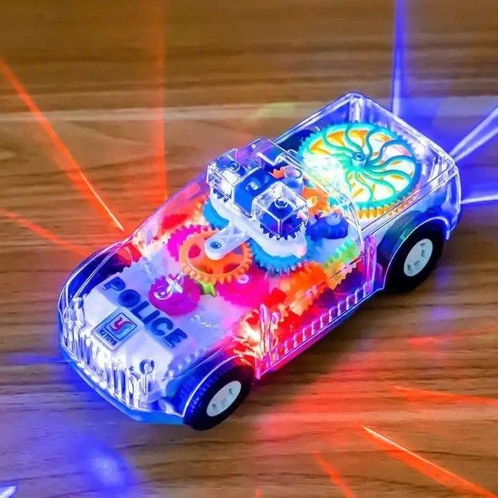 Police car transparent