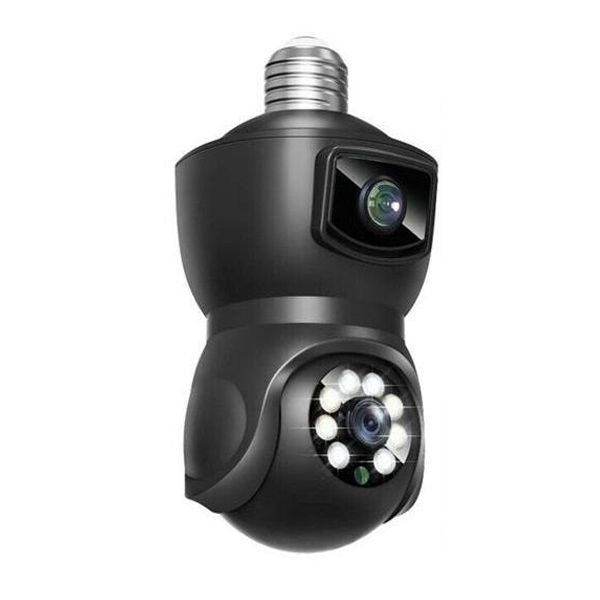 V380 E9 Dual Lens Bulb PTZ IP Camera