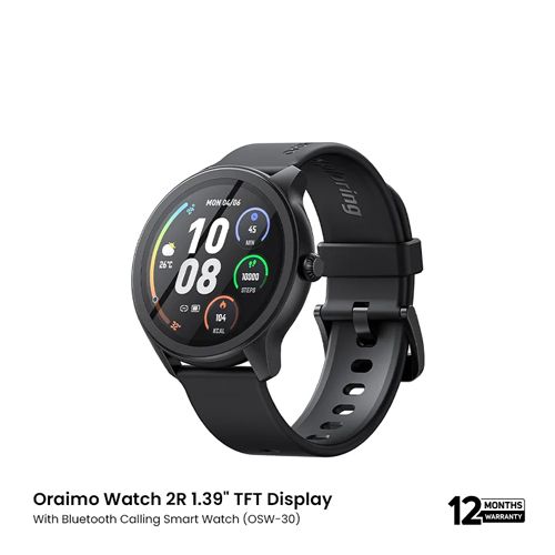 Oraimo Watch 2R Bluetooth Calling Smart Watch(OSW-30)