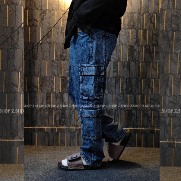 8 pocket Baggy Jeans deep