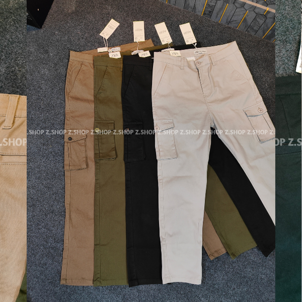 Belt loop 6 pocket gabardine 4 piece combo