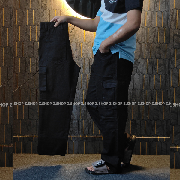 Baggy black 6 pocket