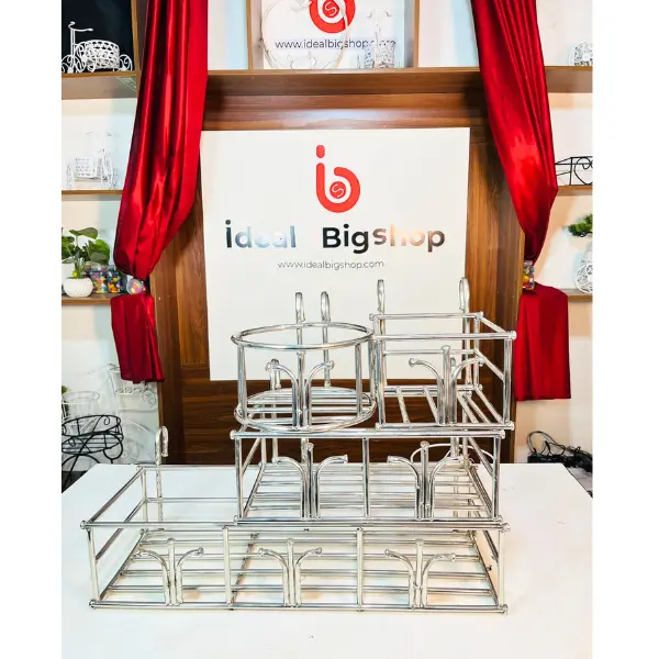 মাঝারি কম্বো  ৪  পিসের এস এস হ্যাঙ্গিং স্ট্যান্ড